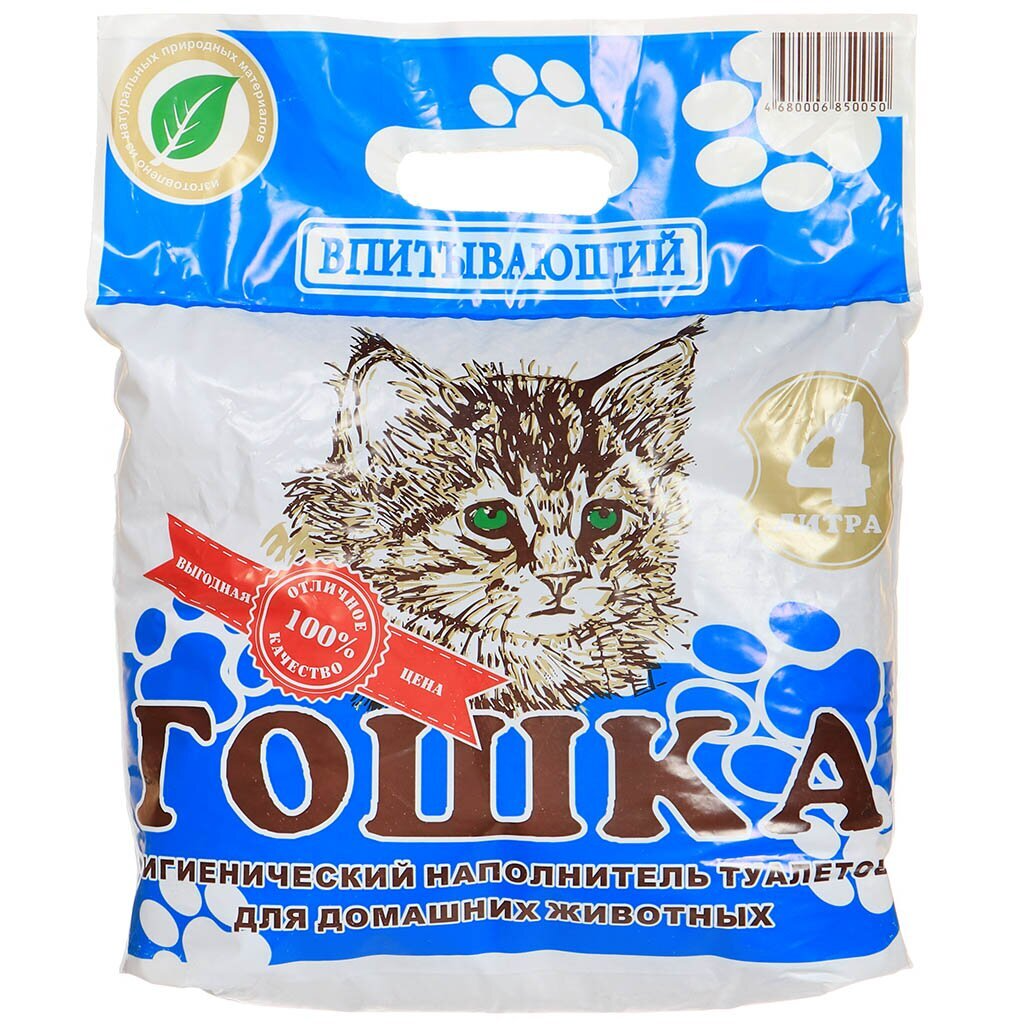 Гошка Наполнитель впитывающий 4л