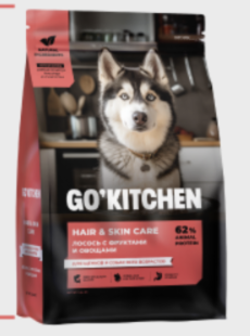 Сухой корм для щенков и собак с лососем 400гр