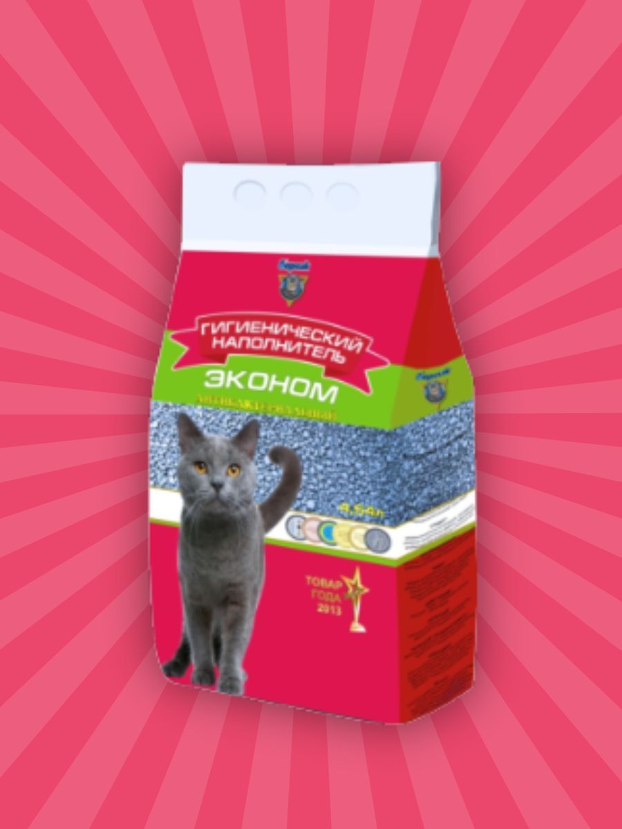 Барсик Наполнитель Эконом  4.54л