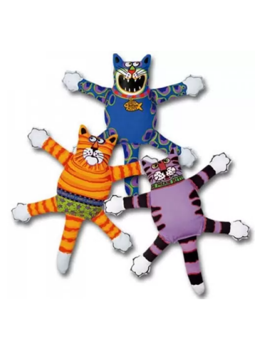 FAT CAT CLASSICS - TERRIBLE NASTY SCARIES Игрушка для собак Злобный кот