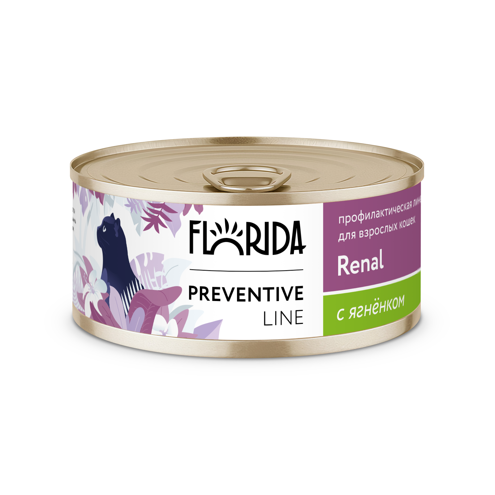 Florida Влажный корм для кошек  Renal, с ягненком, 1шт - 100г 4605401975825