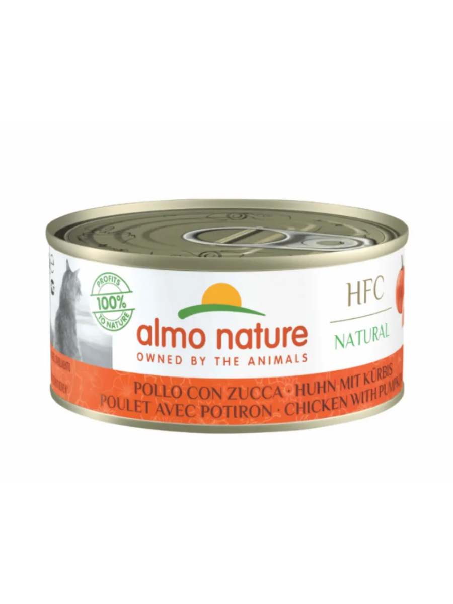 Almo Nature Влажный корм для кошек, с курицей и тыквой, 1шт - 150гр