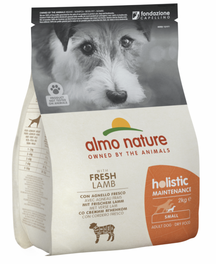 ALMO NATURE Сухой корм для собак малых пород с ягненком и рисом 12кг