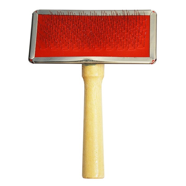 Щетка малая №1 для животных с металлическими зубьями, 12см х 9см