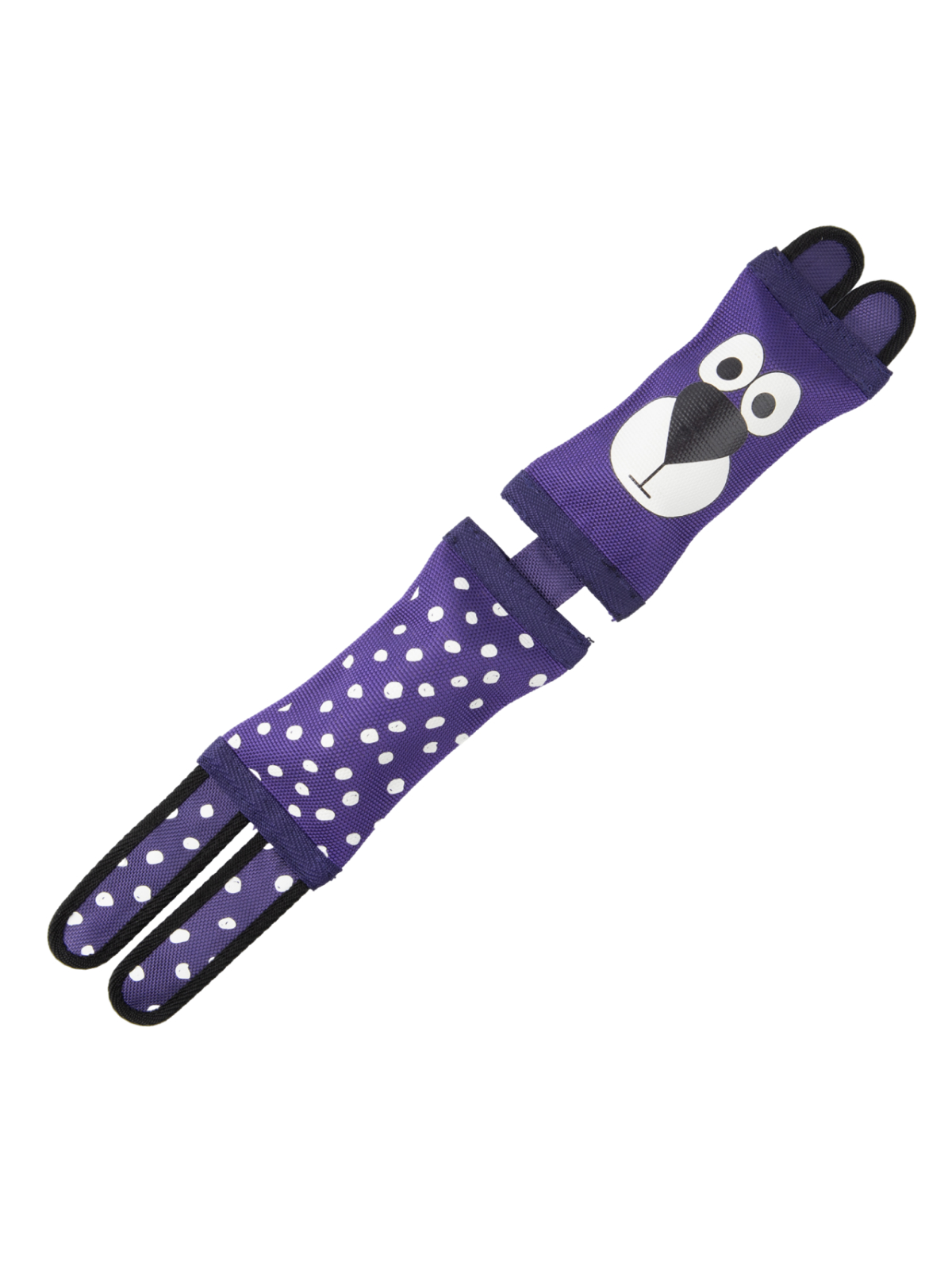 Игрушка Mr.Kranch для собак Медвежонок из пожарного шланга 50 см фиолетовая