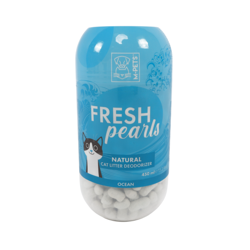 Дезодорирующие гранулы для кошачьего туалета FRESH Pearls, океан, 450 мл, Mpets 20116717
