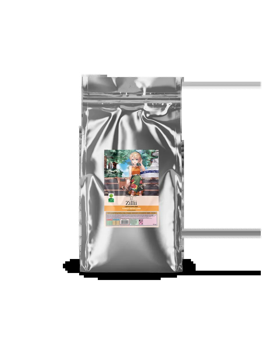 Zillii сухой корм для стерилизованных кошек с лишним весом - 10 кг