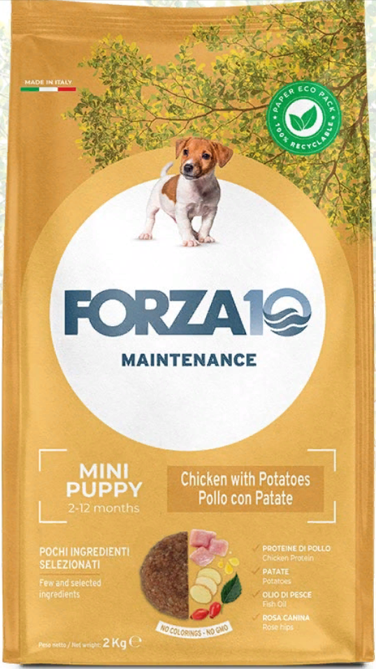 FORZA10 Maintenance Mini Puppy Сухой корм для щенков мелких пород с курицей 2кг