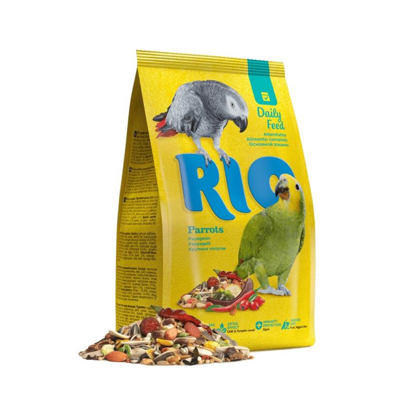 Корм для крупных попугаев "Rio" (Рио) основной рацион 1 кг