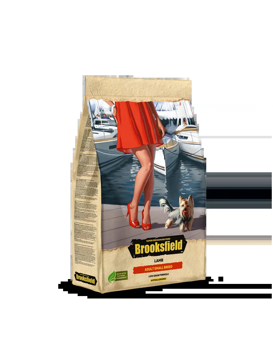 BROOKSFIELD Сухой корм для мелких собак с ягненком и рисом - 1,5 кг