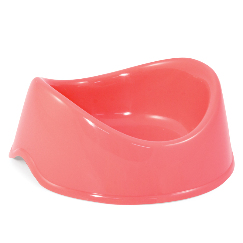 Gamma Миска пластиковая "Бисквит", коралловая, 0,15л