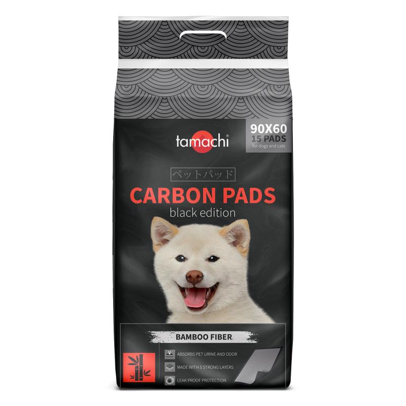 Tamachi Подстилки черные с угольным волокном 90*60 (15 шт) 4610117791812