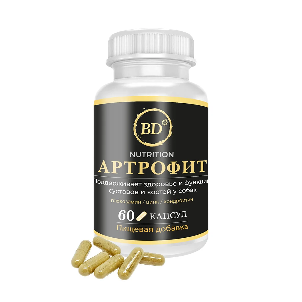 Пищевая добавка BD "Артрофит" для собак 60 капс