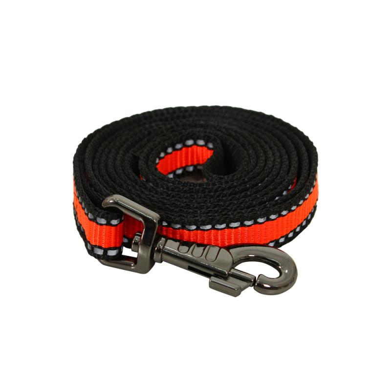 Поводок LOOK нейлон св/от 15" 1,5м ПНЛ-1515 ОРАНЖЕВЫЙ Rich Breed (PerseiLine)