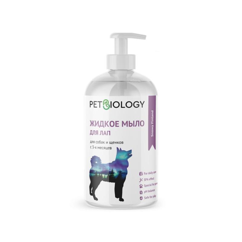 Жидкое мыло для лап PETBIOLOGY для собак и щенков с 3-х месяцев, Финляндия, 300 мл