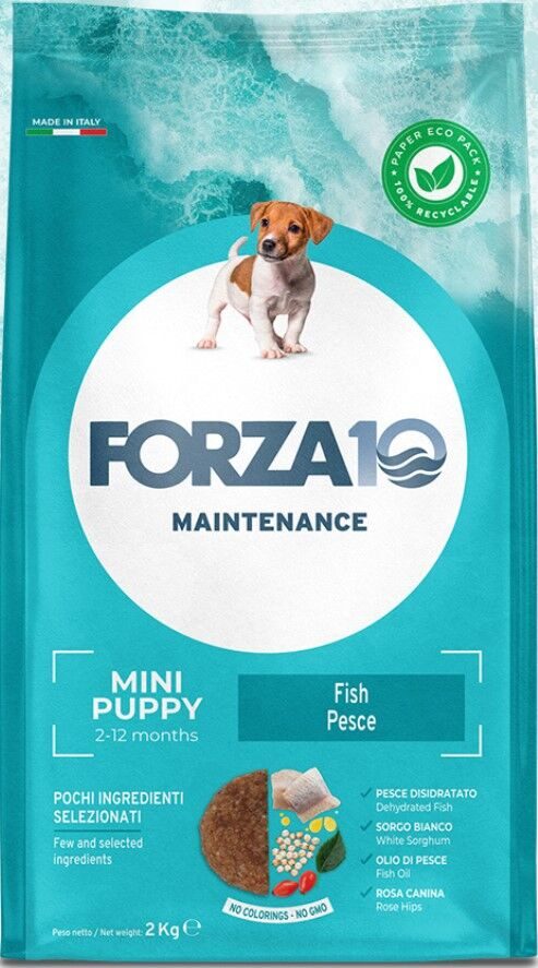 FORZA10 Maintenance Mini Puppy Сухой корм для щенков мелких и средних пород с рыбой 2кг