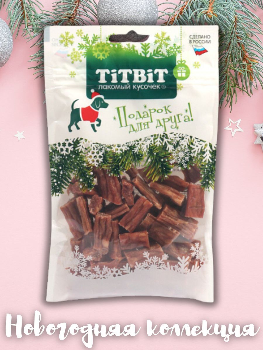 TiTBiT Колбаски телячьи для собак 80 г 4690538025185