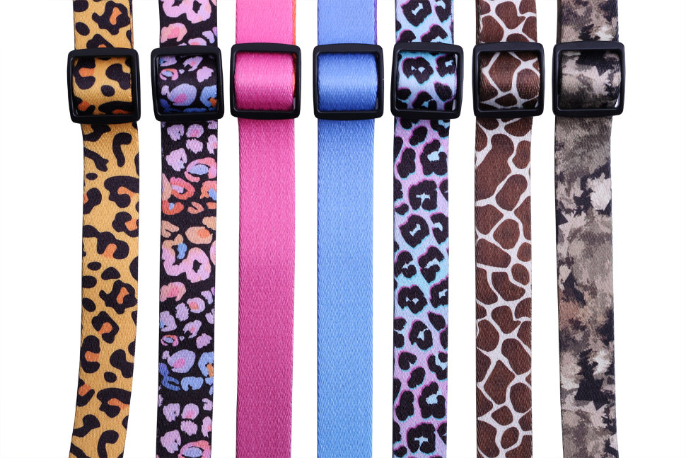 Ошейник для собак LionPets с рисунком из полиэстера LPO-00500-7 (Обхват 40-65 см, ширина 2,5 см)