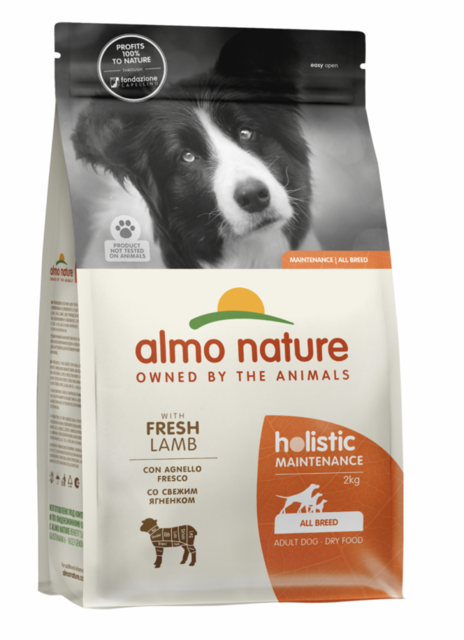 ALMO NATURE Almo Nature Сухой корм для собак всех пород с ягненком и рисом 2кг