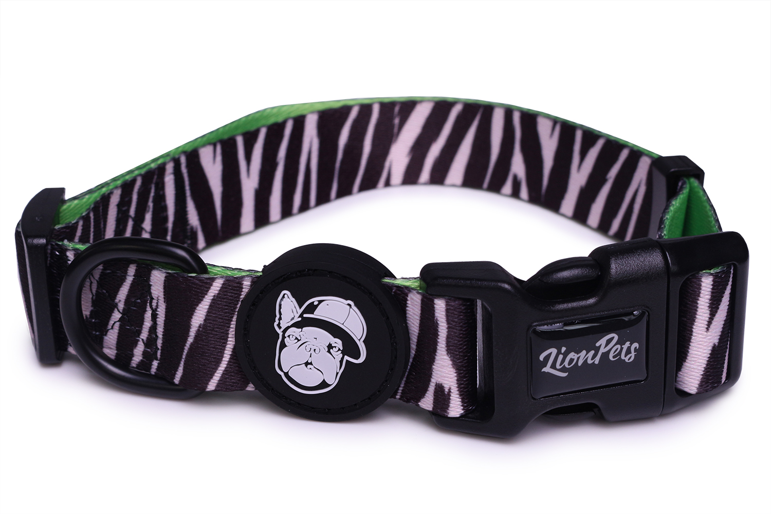 Ошейник для собак LionPets с рисунком LPO-00500-12 (L-Обхват 40-65 см, ширина 2,5 см)