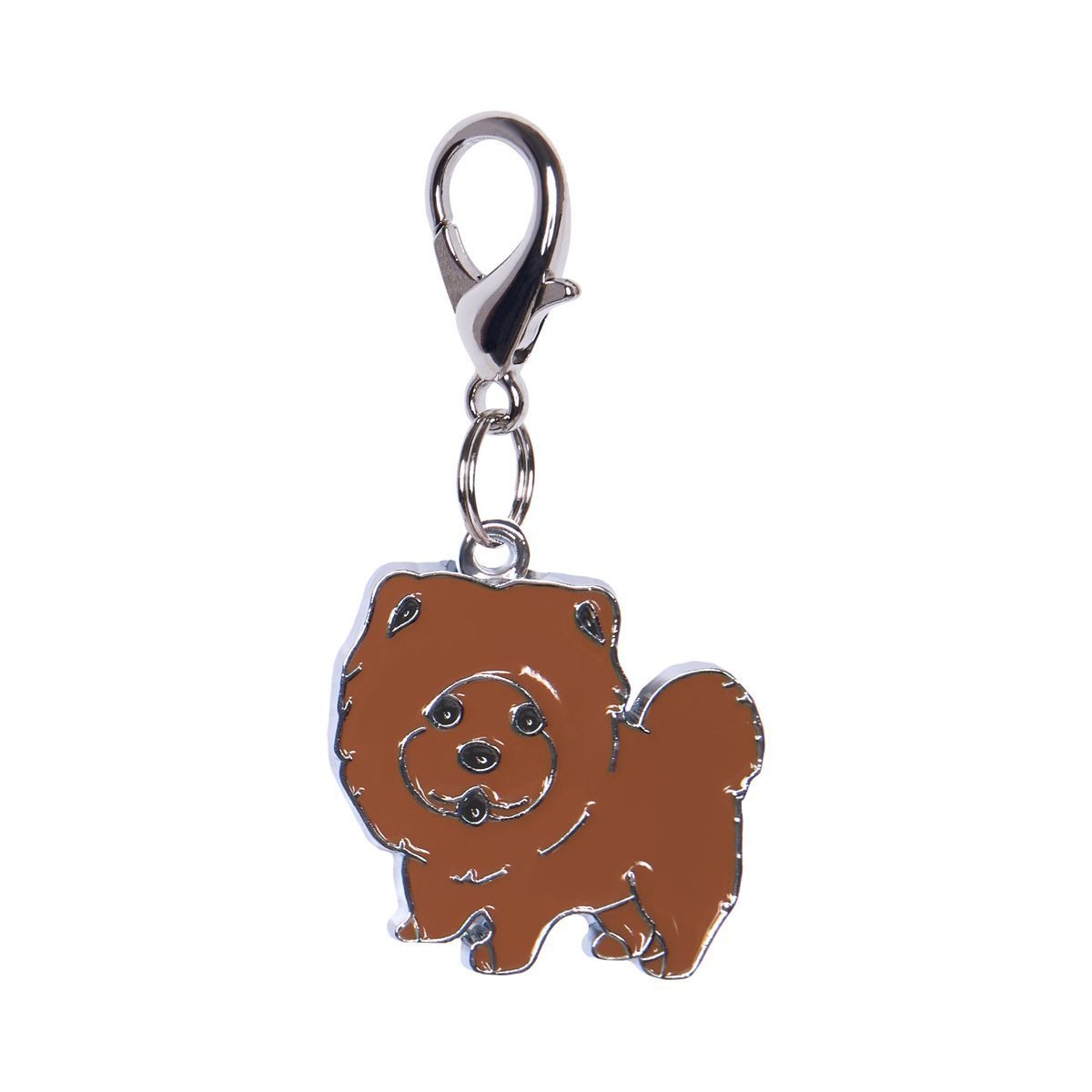 ZooOne Адресник для собак, чау-чау с местом для гравировки, 27 х 25мм