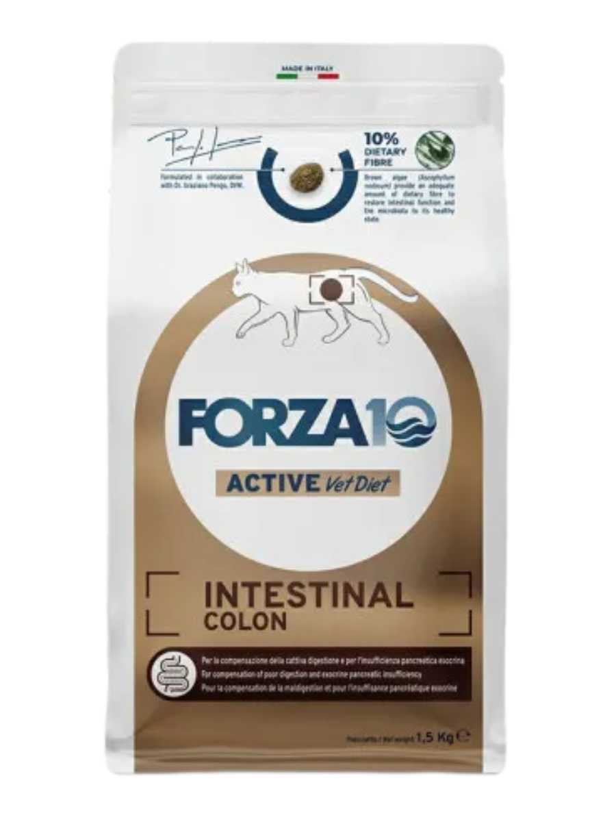 Forza10 Active VetDiet Intestinal Colon Сухой корм для кошек при заболевании жкт с рыбой 1,5кг