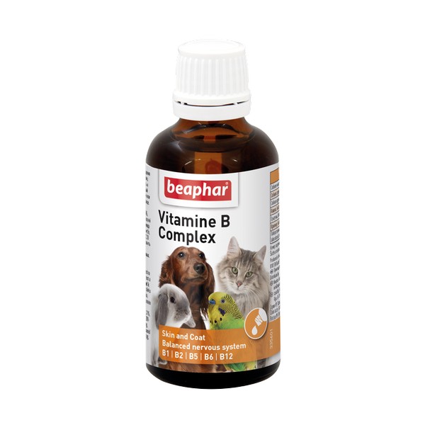 Beaphar Кормовая добавка Vitamine B Complex для всех домашних животных, 50 мл