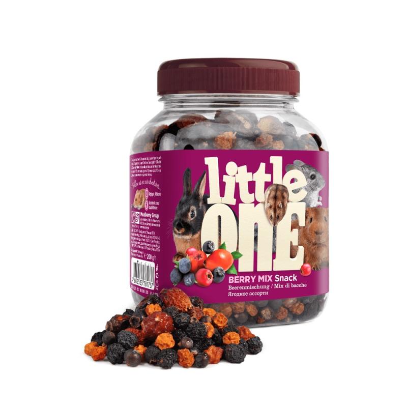 LITTLE ONE Ягодное ассорти Little One для всех видов грызунов, 200 г