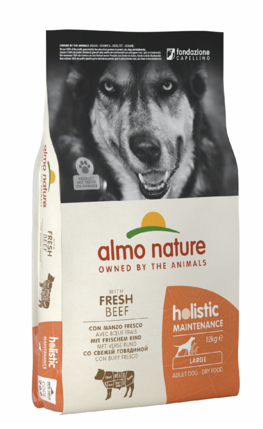 Almo Nature Сухой корм для крупных собак с говядиной 12 кг