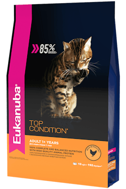 EUKANUBA Сухой корм для поддержания здоровья взрослой кошки 10 кг 4607065373986