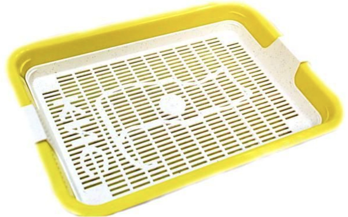 КИС Лоток для кошек малый, с сеткой,  32.5х23.5х5см