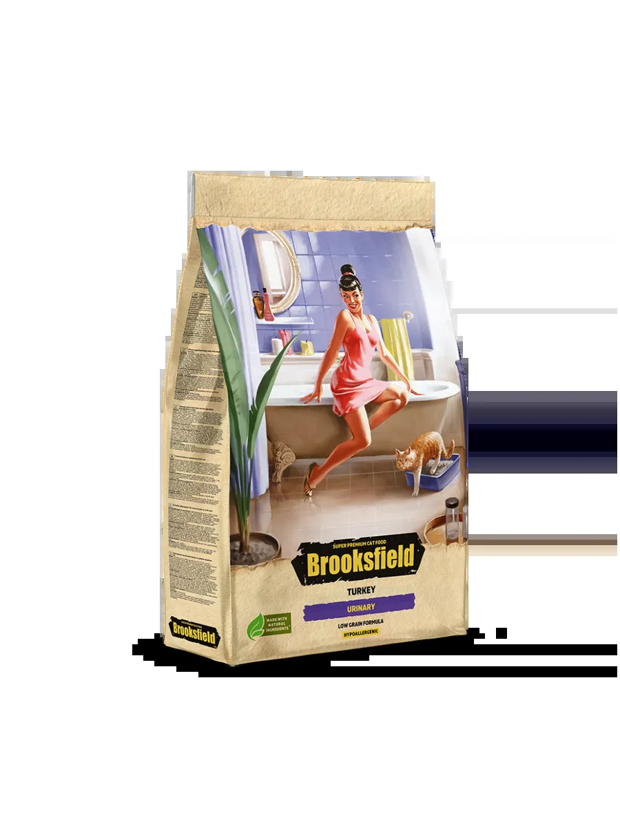 BROOKSFIELD Сухой корм для кошек, профилактика МКБ, с индейкой - 2 кг