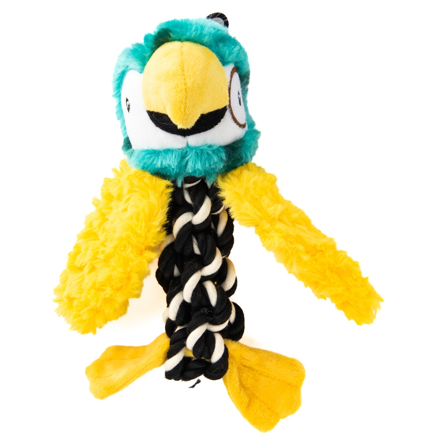 MPG brands Игрушка Elder Club для собак Попугай с канатом 20 см 810084864685