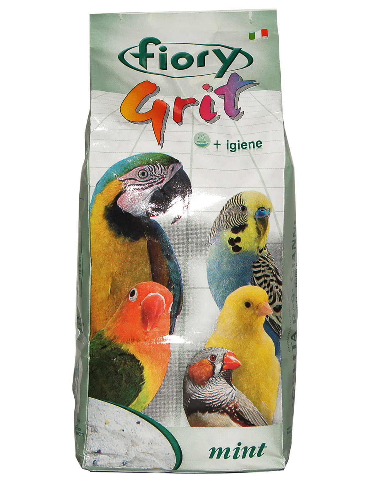 Песок Fiory Grit Mint для птиц, мята 1 кг