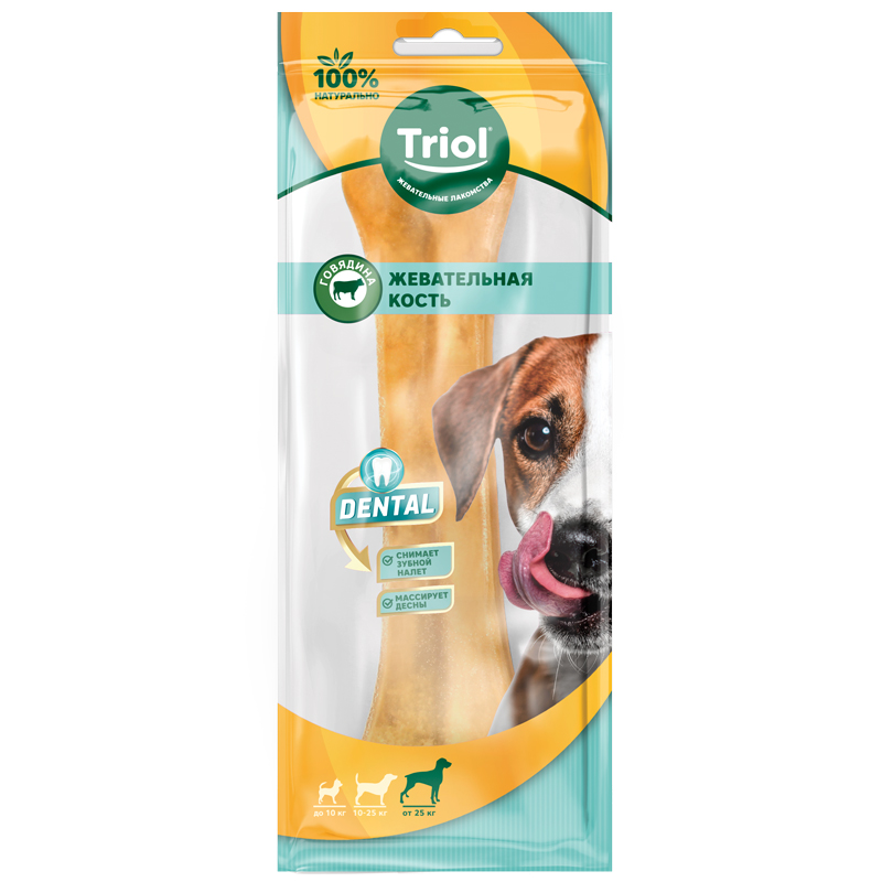 Triol Кость жевательная, серия DENTAL, 25см