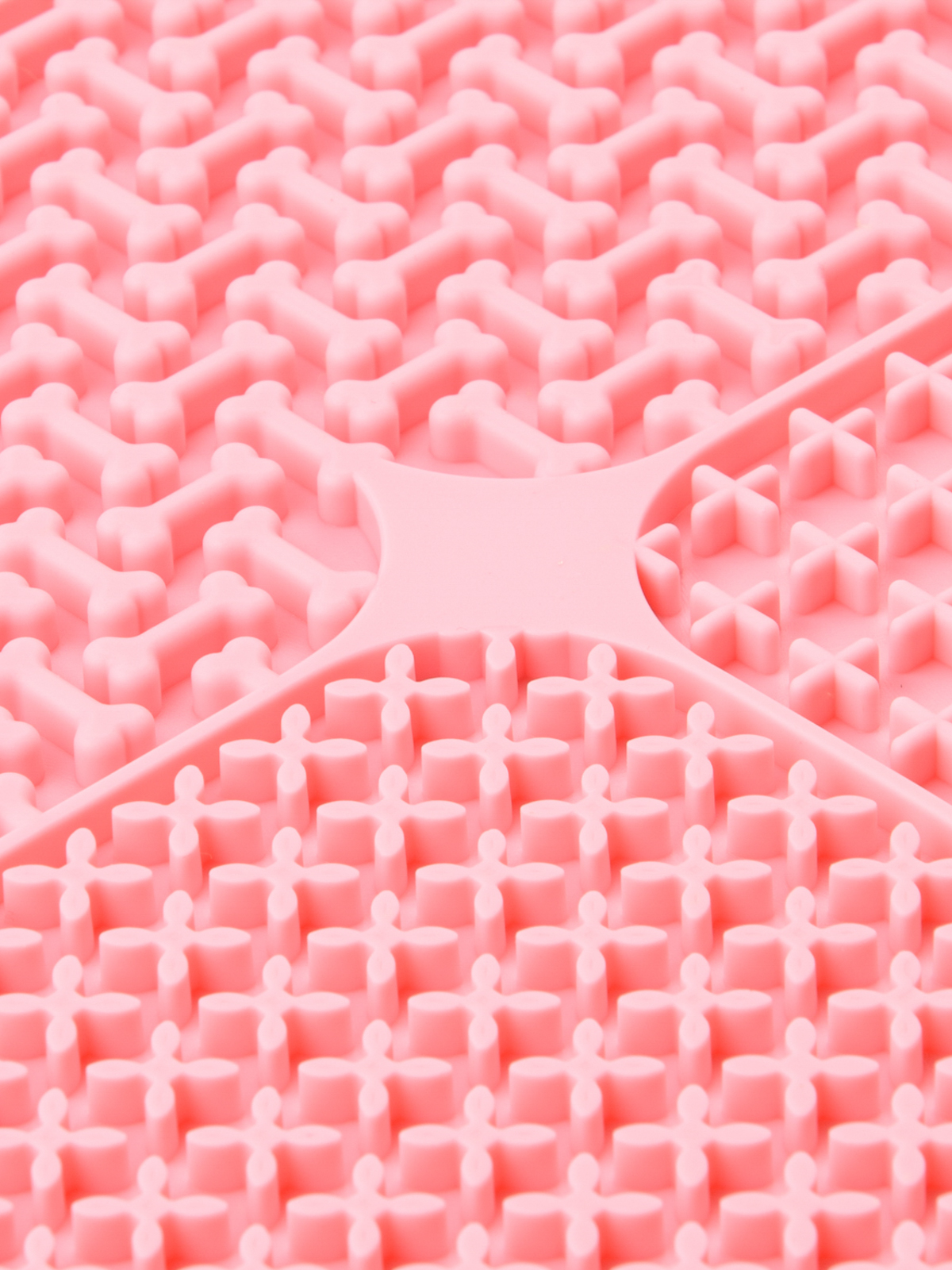 Лизательный коврик Mr.Kranch для медленного поедания силиконовый 20*20 см розовая с лопаткой