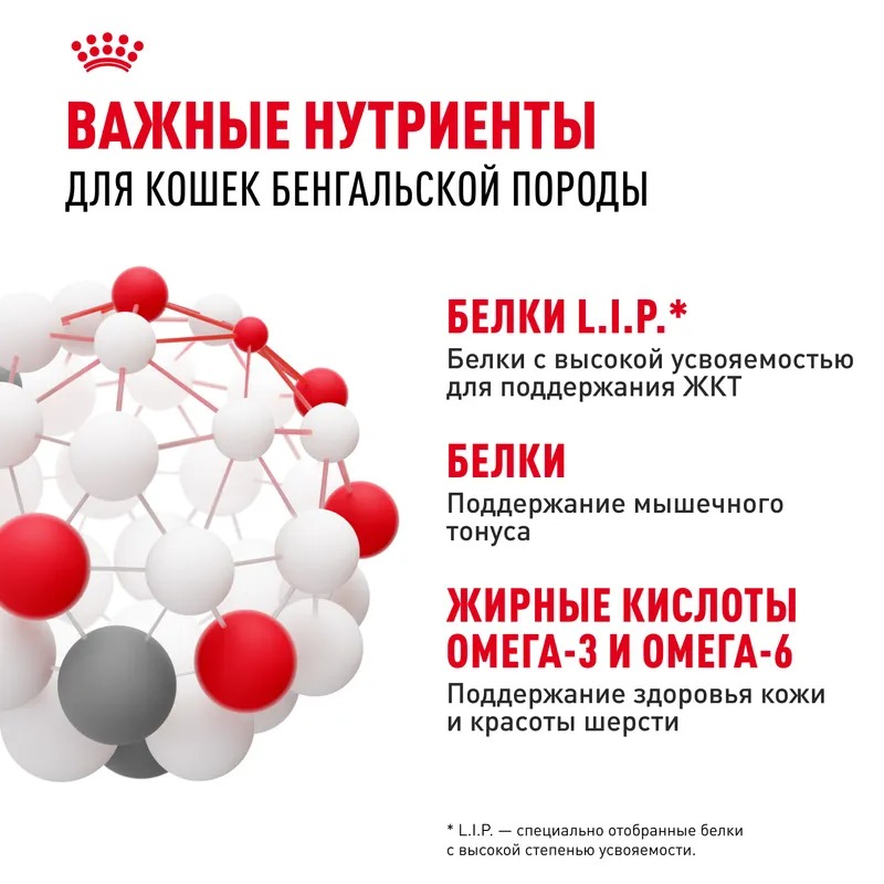 Royal Canin Bengal Adult Сухой корм для взрослых кошек бенгальской породы 2 кг