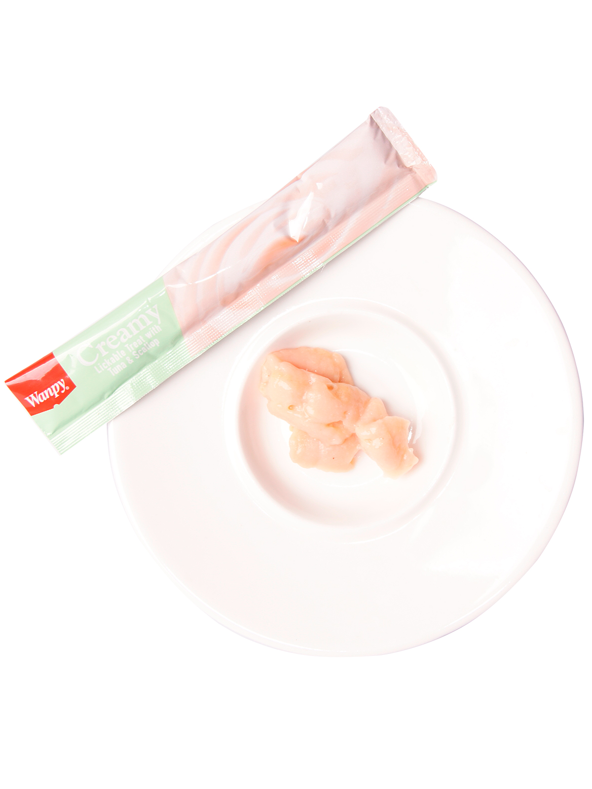 Wanpy Cat Лакомство для кошек «нежное пюре» из тунца и гребешка 70 г