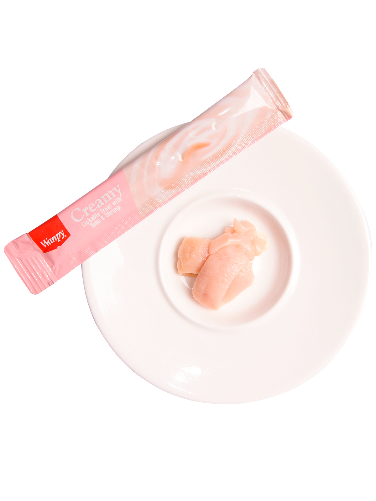 Wanpy Cat Лакомство для кошек «нежное пюре» из тунца и креветок 70 г