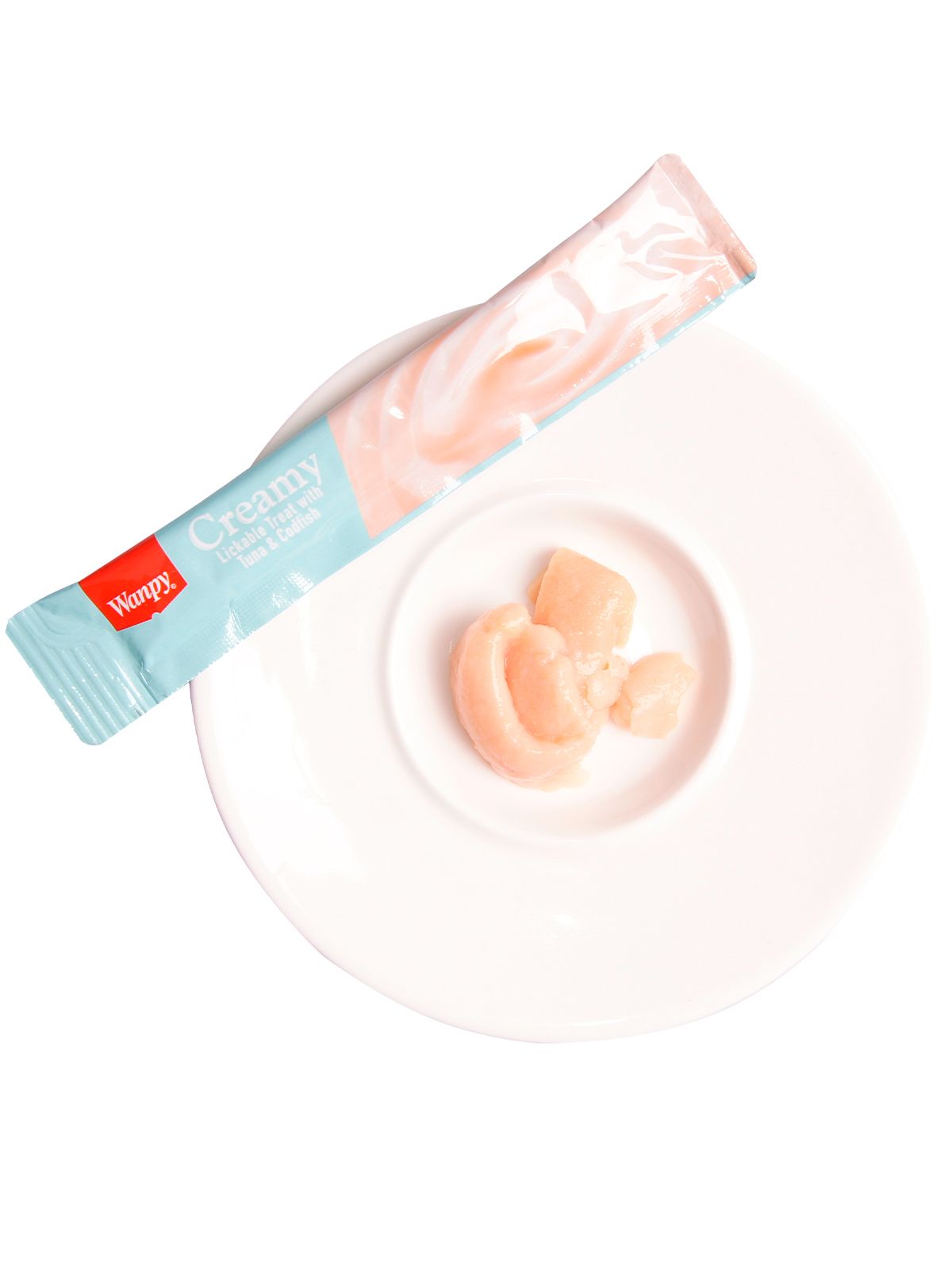 Wanpy Cat Лакомство для кошек «нежное пюре» из тунца и трески 70 г