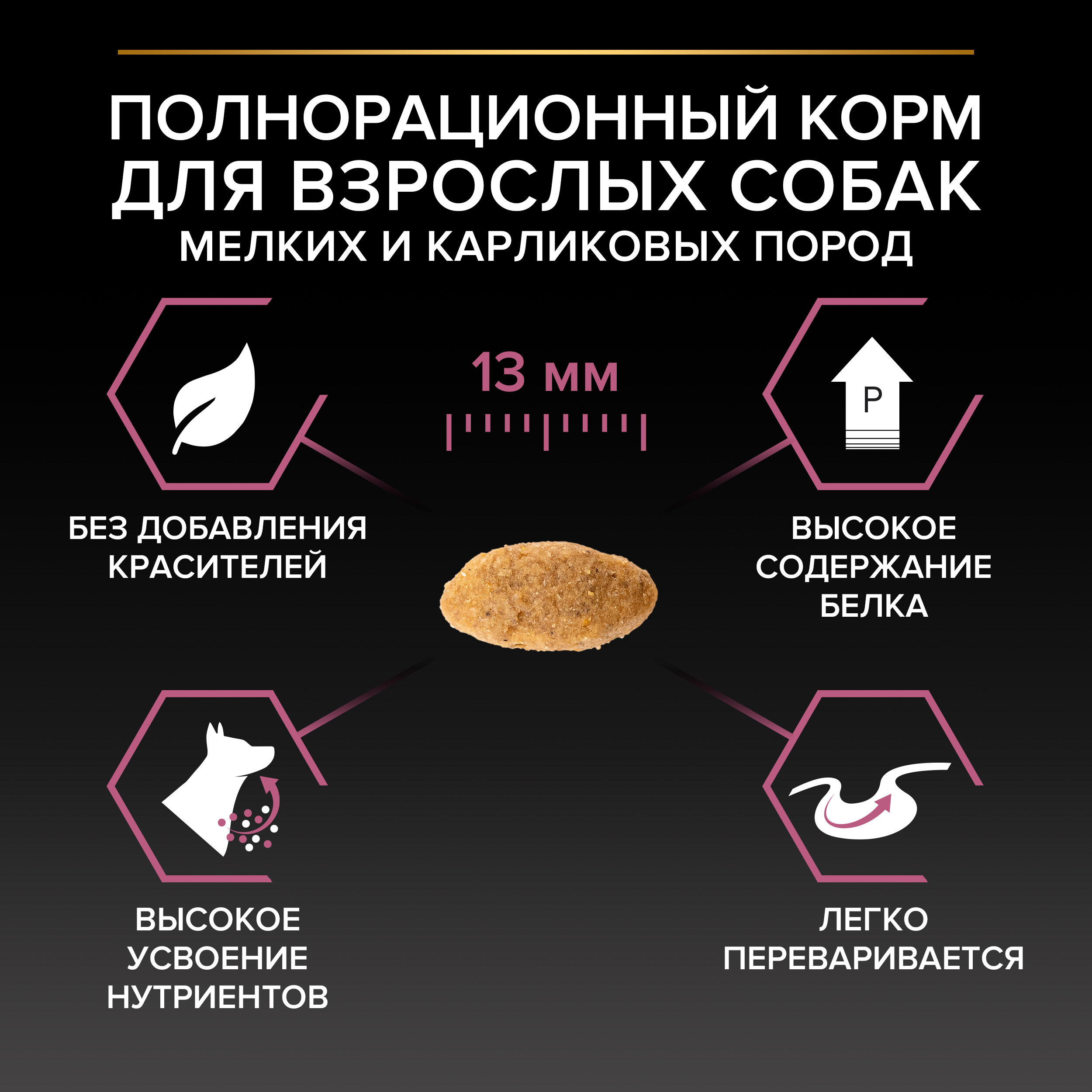 Сухой корм для собак PRO PLAN при чувствительной коже для мелких пород с лососем, 7кг
