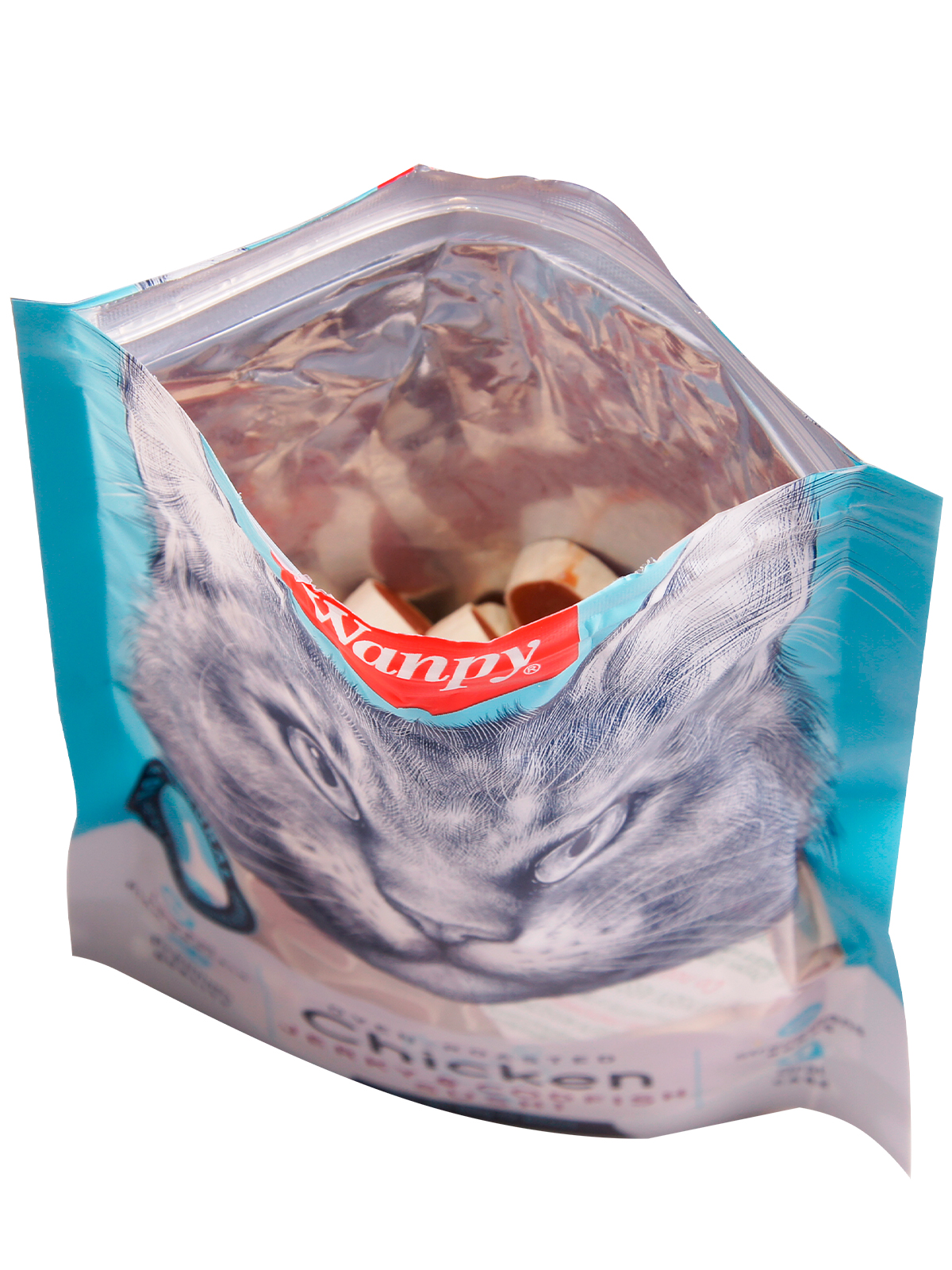 Wanpy Cat Лакомство для кошек суши из курицы с треской 80 г