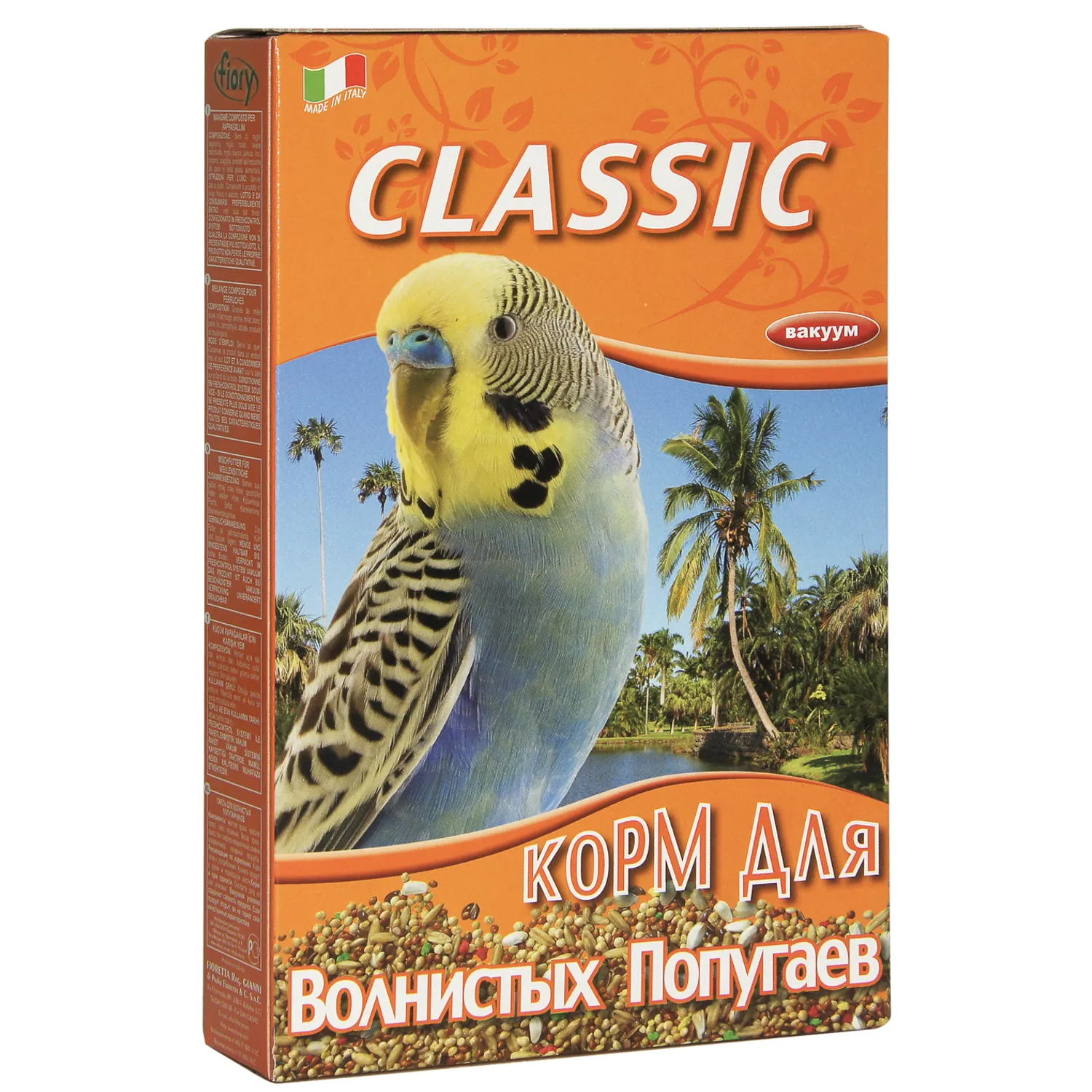 Корм Fiory Classic для волнистых попугаев 800 г
