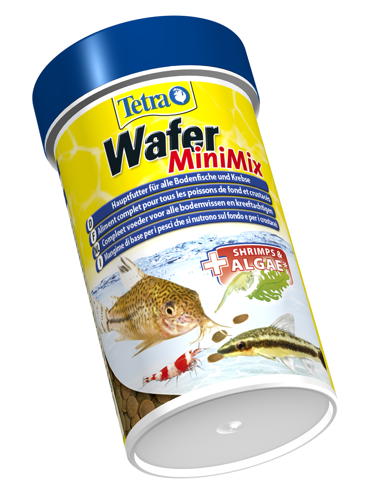 TetraWaferMix Mini корм в мини-чипсах для всех мелких донных рыб 100 мл