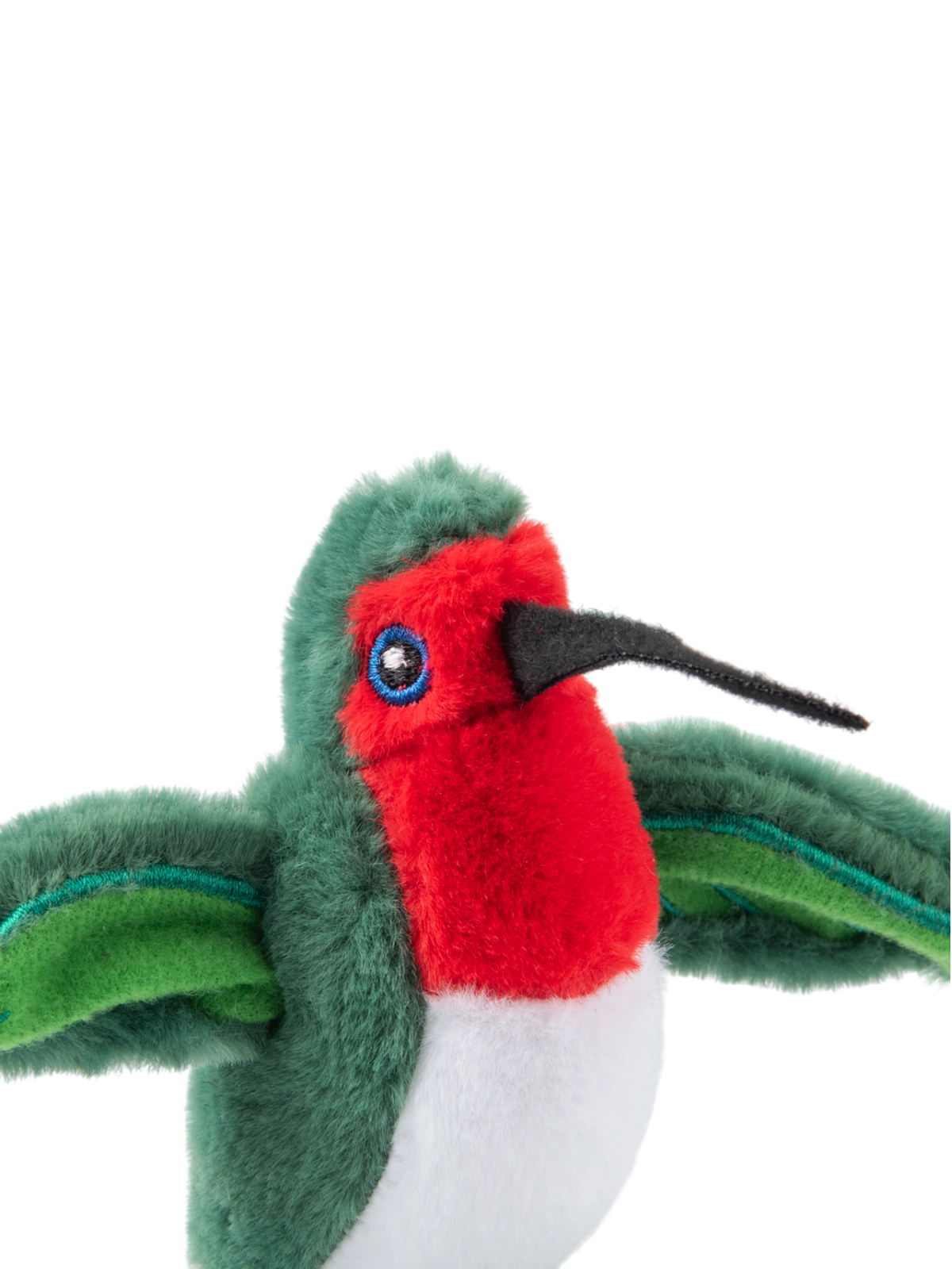 Игрушка Mr.Kranch для кошек Птичка плюшевая с кошачьей мятой 7,5 см зеленая