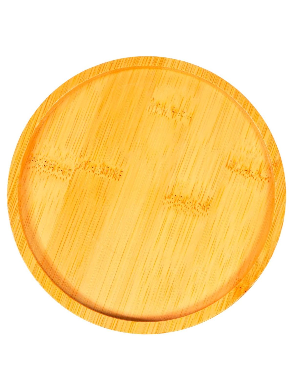 Миска Mr.Kranch Bamboo 340 мл Цветы Прованса керамическая на бамбуковой подставке васильковая (35002)