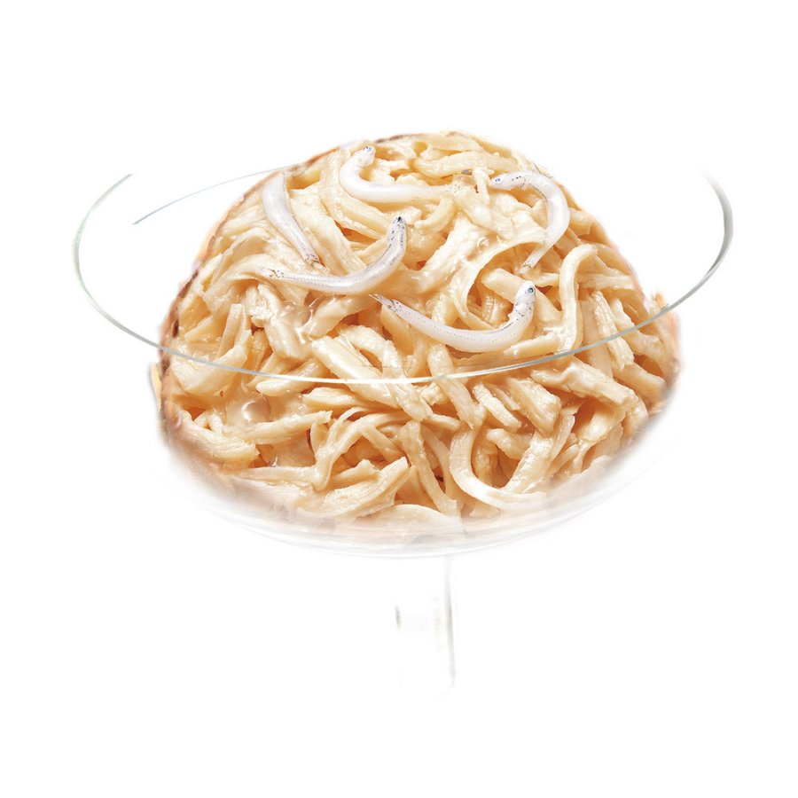 INABA CIAO Kin no dashi Влажный корм для кошек, куриное филе с мальками ширасу, 60г  Инаба RU209