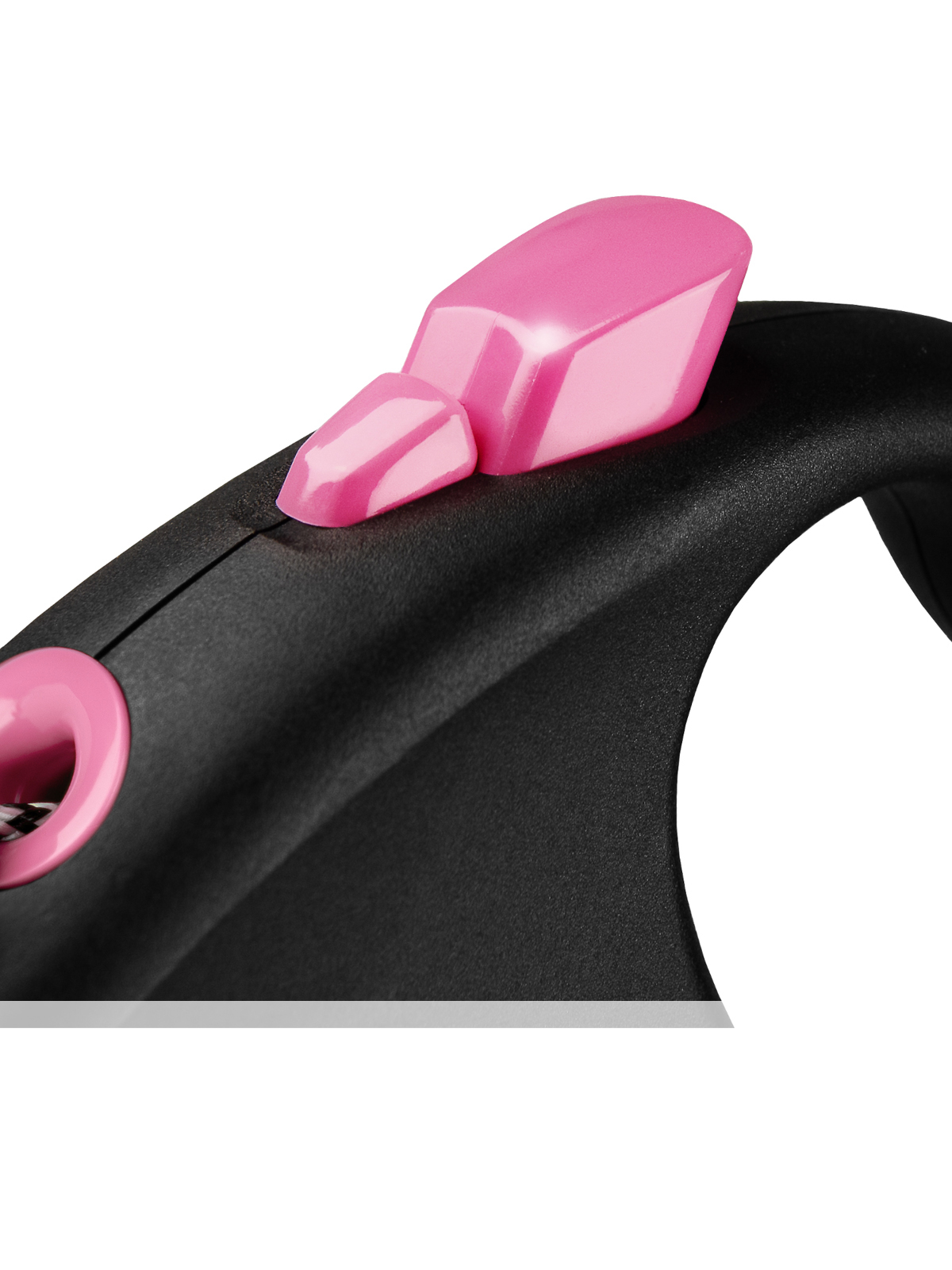 FLEXI BLACK DESIGN XS 3 м до 8 кг рулетка черная розовый дизайн трос