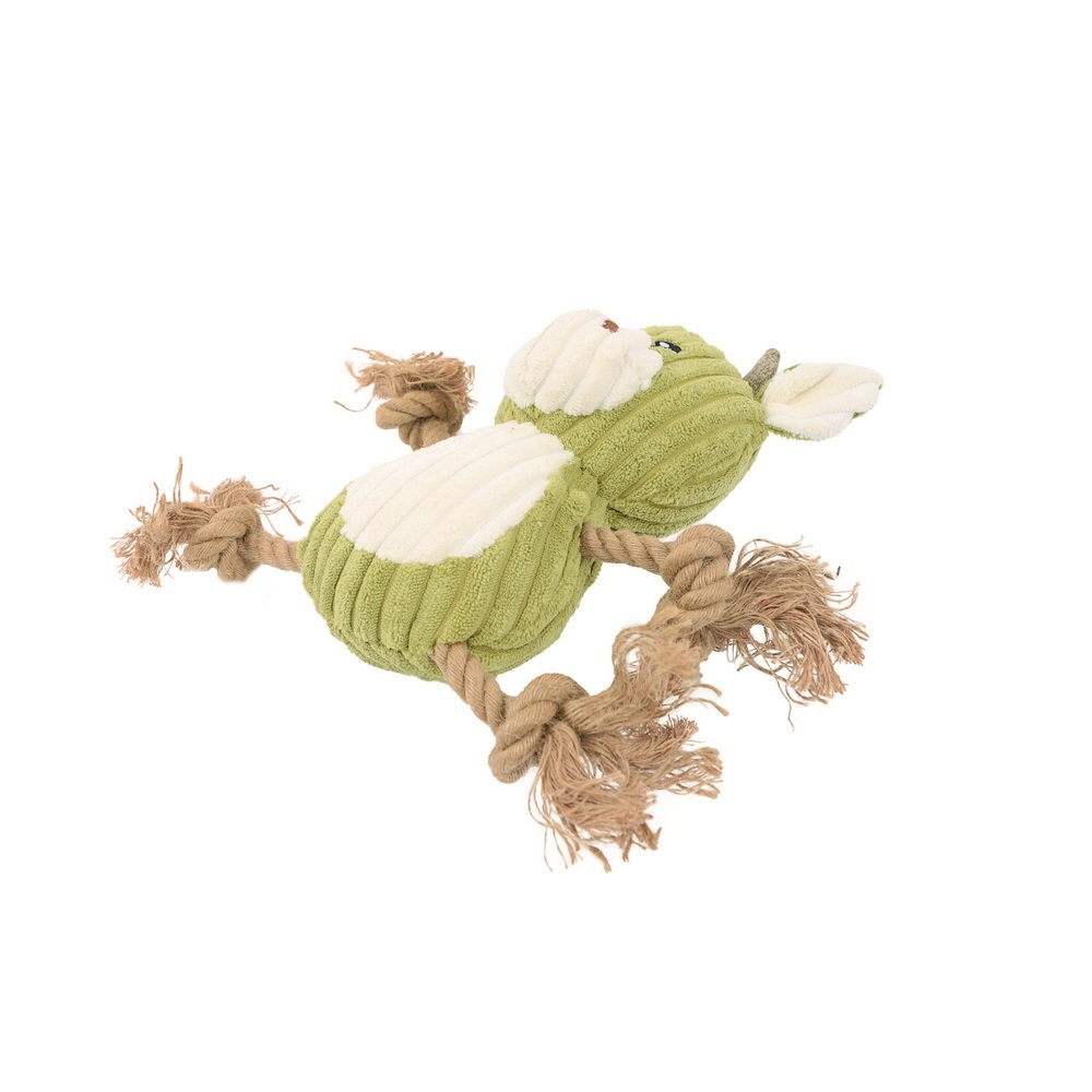 Игрушка мягкая для собак Коровка  Рози с канатом, 28 см, MPets 10642999