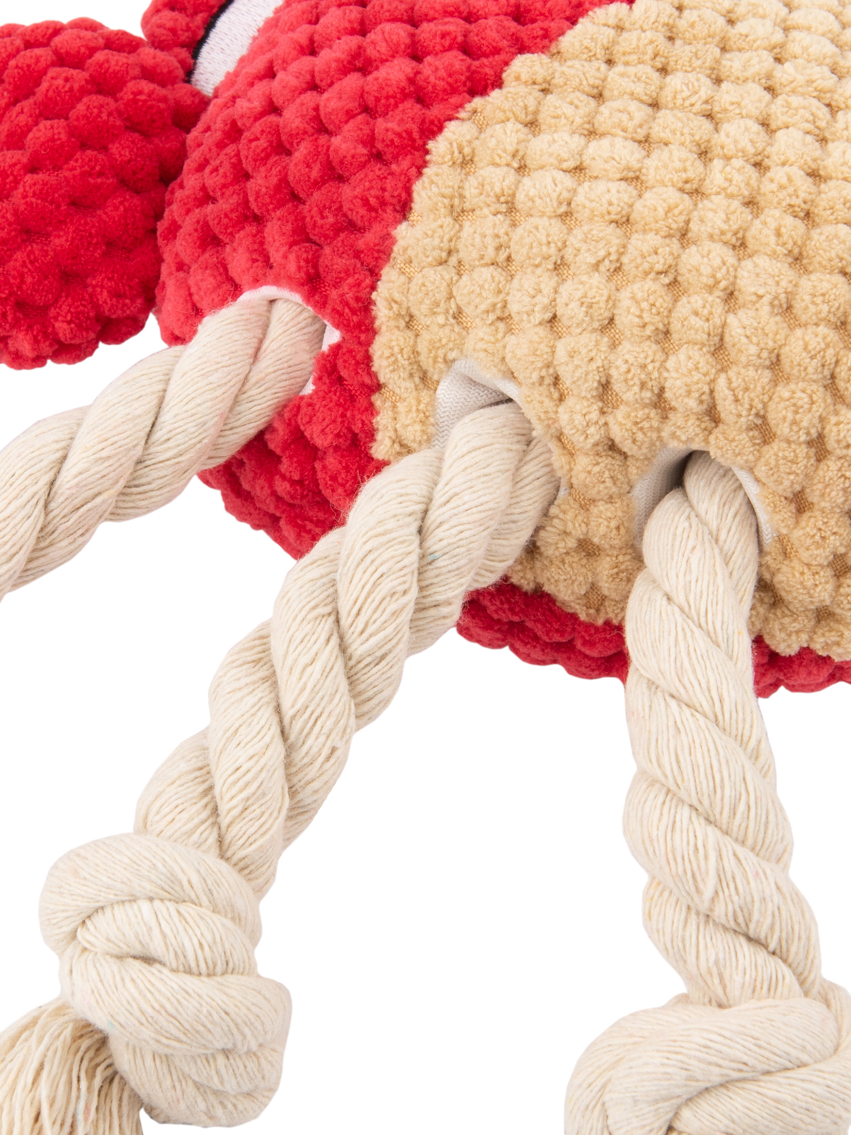 Игрушка Mr.Kranch для собак Краб 22*20 см красная